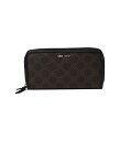 【送料無料】 ナインウェスト レディース 財布 アクセサリー Zuri Slg Zip Around Wallet Brown Logo/Black