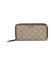 【送料無料】 ナインウェスト レディース 財布 アクセサリー Zuri Slg Zip Around Wallet Mushroom Logo/ Mahogany