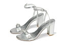 【送料無料】 スチュアート ワイツマン レディース ヒール シューズ Nearlybare Portia Sandal Silver