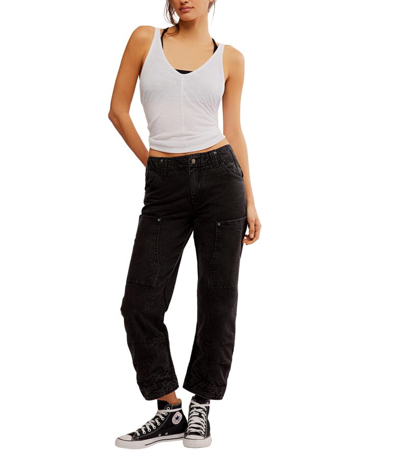 【送料無料】 フリーピープル レディース カジュアルパンツ ボトムス Supersonic Slim Pants Black