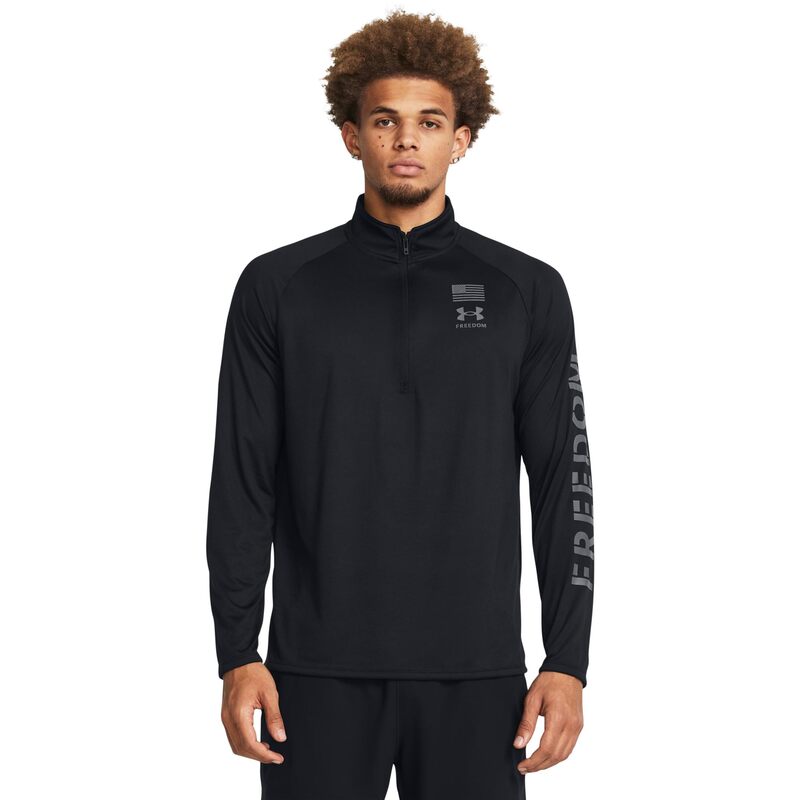̵ ޡ  ѡå  Freedom Tech 1/2 Zip Black/Pitch G...