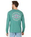 【送料無料】 ビラボン メンズ シャツ トップス Rotor Diamond Long Sleeve Tee Billiard(4)