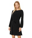 【送料無料】 トッミーバハマ レディース ワンピース トップス Carmela Long Sleeve Short Dress Black