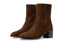 【送料無料】 スチュアート ワイツマン レディース ブーツ・レインブーツ シューズ Esme Zip Bootie Walnut/Dark Brown