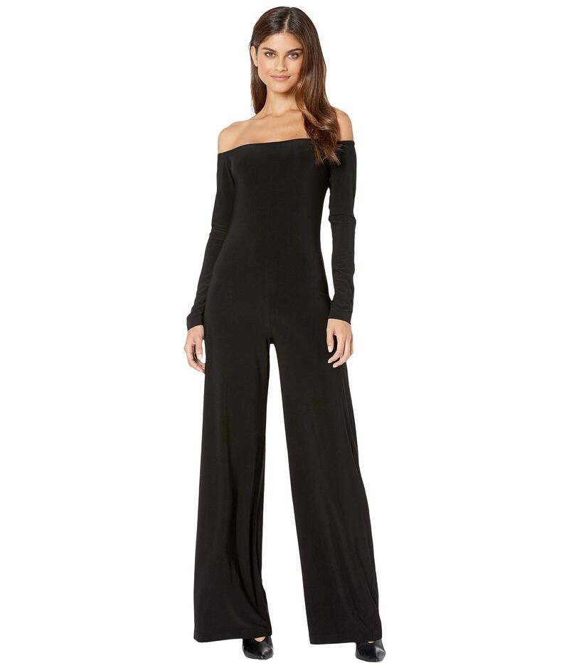 【送料無料】 ノーマカマリ レディース ジャンプスーツ トップス Long Sleeve Off-Shoulder Jumpsuit Black