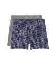 【送料無料】 トッミーバハマ メンズ ボクサーパンツ アンダーウェア 2-Pack Knit Boxers Dark Blue Print