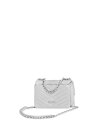 【送料無料】 レベッカミンコフ レディース ハンドバッグ バッグ Edie Mini Xbody On A Chain Silver