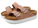 【送料無料】 ビルケンシュトック レディース サンダル シューズ Papillio by Birkenstock Arizona Platform Sandal - Nubuck Soft Pink