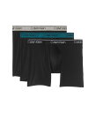【送料無料】 カルバン クライン アンダーウェア メンズ ボクサーパンツ アンダーウェア Micro Stretch Boxer Brief 3-Pack Black Bodies W/ Black/Ash/Mediterranea Wbs