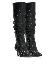 【送料無料】 ジェシカシンプソン レディース ブーツ・レインブーツ シューズ Naevy Kitten Heel Slouch Boot Black