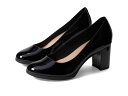 【送料無料】 クラークス レディース ヒール シューズ Bayla Skip Black Patent Synthetic