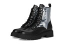 【送料無料】 ナインウェスト レディース ブーツ・レインブーツ シューズ Hediy Black Smooth/Silver Sequin
