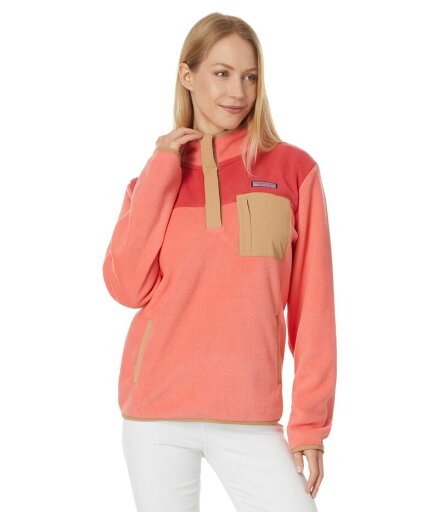 【送料無料】 ヴァインヤードヴァインズ レディース コート アウター Fleece 1/4 Zip Just Peachy 【送料無料】 ヴァインヤードヴァインズ レディース コート アウター Fleece 1/4 Zip Just Peachy