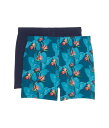 【送料無料】 トッミーバハマ メンズ ボクサーパンツ アンダーウェア 2-Pack Knit Boxers Teal Print