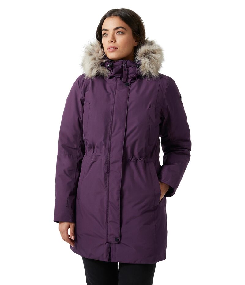 【送料無料】 ヘリーハンセン レディース コート アウター Senja Parka Amethyst