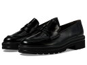 【送料無料】 ポール・グリーン レディース スリッポン・ローファー シューズ Samone Black Brushed Leather