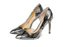 【送料無料】 ジェシカシンプソン レディース ヒール シューズ Prizma D'Orsay Pump Chrome Metallic Snake