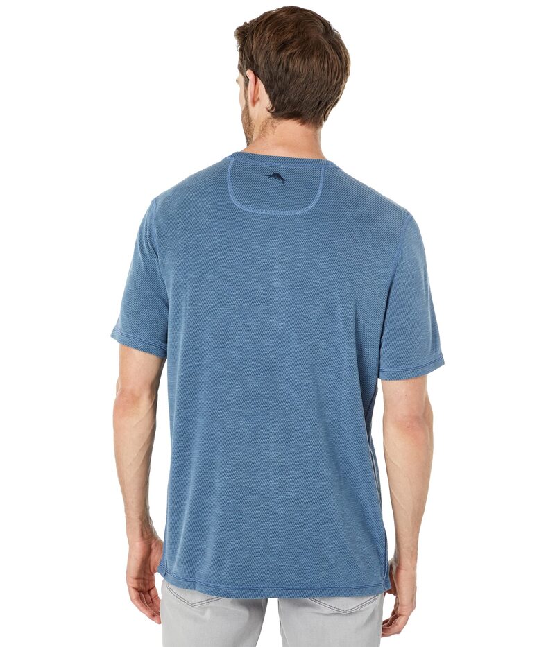 【送料無料】 トッミーバハマ メンズ シャツ トップス Flip Sky Tee Ocean Deep