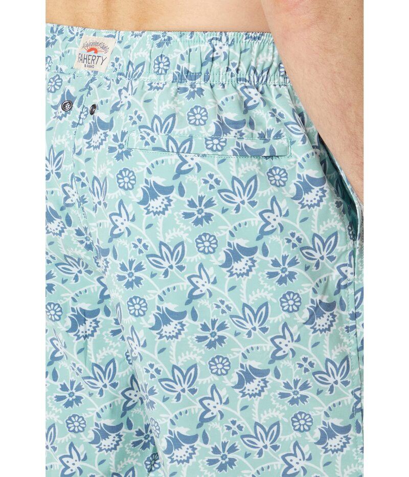 ファレティ メンズ 水着 ハーフパンツ・ショーツ Faherty Beacon Trunks 7" Riptide Floral Batik