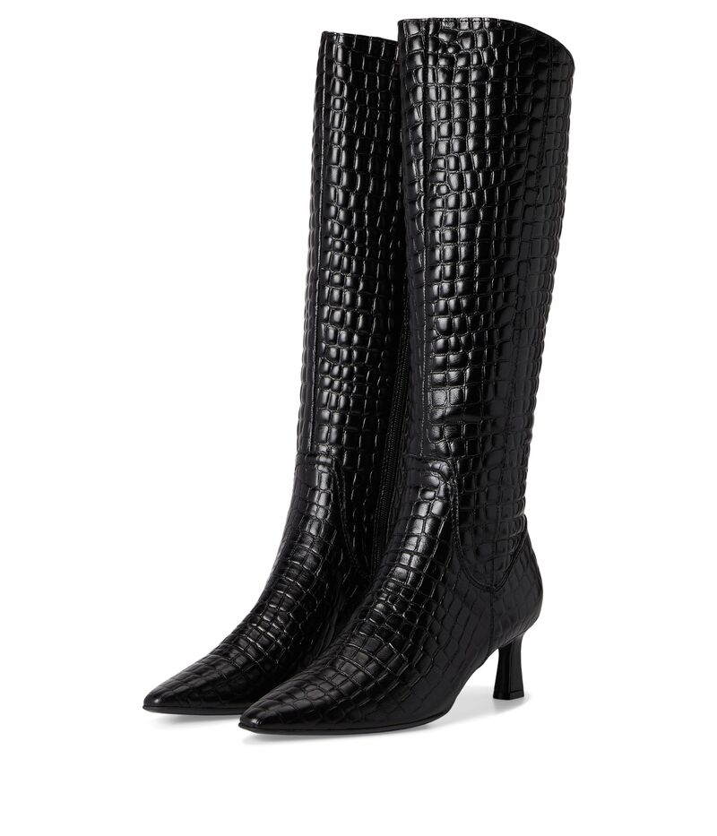 【送料無料】 ナチュライザー レディース ブーツ・レインブーツ シューズ Deesha - Narrow Calf Black Leather