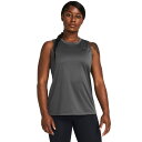 【送料無料】 アンダーアーマー レディース シャツ トップス Tech Tank Solid Castlerock/Black