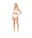 【送料無料】 エルスペース レディース トップのみ 水着 Pointelle Rib Siren Top White