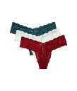 【送料無料】 コサベラ レディース パンツ アンダーウェア Never Say Never 3 Pack Lowrider Thong Moon Ivory S...