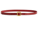 【送料無料】 メイドウェル レディース ベルト アクセサリー Skinny Puffy Buckle Belt Bright Ember