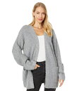 【送料無料】 スリードッツ レディース ニット・セーター カーディガン アウター Sherpa Cardigan Heather Charcoal(4)