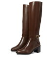 【送料無料】 スチュアート ワイツマン レディース ブーツ・レインブーツ シューズ Esme Belted Zip Boot Deep Coffee