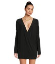 【送料無料】 ノーマカマリ レディース ワンピース トップス Dolman Wrap Mini Dress Black(4)