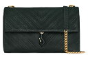 【送料無料】 レベッカミンコフ レディース ハンドバッグ バッグ Edie Emboss Lg Shoulder Dark Envy