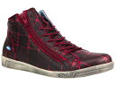 【送料無料】 クラウド レディース スニーカー シューズ Aika Boot Plaid Bordeaux Chess