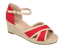 【送料無料】 ジュルネ コレクション レディース ヒール シューズ Comfort Foam Brene Wedge Red