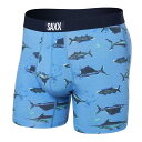 【送料無料】 サックスアンダーウェアー メンズ ボクサーパンツ アンダーウェア Vibe Boxer Brief 2-Pack Fish On Sail/Blu...