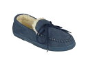【送料無料】 バンス メンズ サンダル シューズ Moccasin Slipper Navy Faux Suede