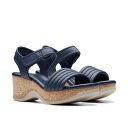 【送料無料】 クラークス レディース ヒール シューズ Chelseah Gem Navy Leather(4)