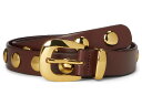 【送料無料】 メイドウェル レディース ベルト アクセサリー Clean Western Belt Soft Mahogany