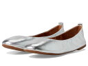 【送料無料】 ラッキーブランド レディース サンダル シューズ Emmielou Leather Ballet Flat Silver
