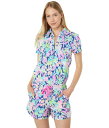 【送料無料】 リリーピュリッツァー レディース ジャンプスーツ トップス Jorgie Romper Oyster Bay Navy Seen and Herd
