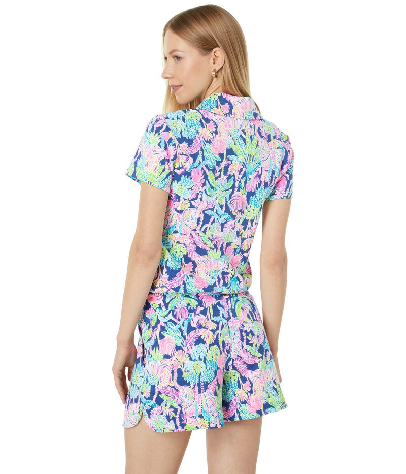 【送料無料】 リリーピュリッツァー レディース ジャンプスーツ トップス Jorgie Romper Oyster Bay Navy Seen and Herd