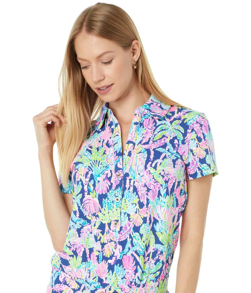 【送料無料】 リリーピュリッツァー レディース ジャンプスーツ トップス Jorgie Romper Oyster Bay Navy Seen and Herd