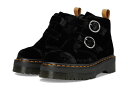 【送料無料】 ドクターマーチン レディース ブーツ・レインブーツ シューズ Vegan Devon Velvet Platform Boots Black