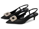 【送料無料】 デューンロンドン レディース ヒール シューズ Centrepiece Black Satin