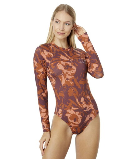 【送料無料】 ソルティークルー レディース 上下セット 水着 Refuge One-Piece Rashguard Wine 【送料無料】 ソルティークルー レディース 上下セット 水着 Refuge One-Piece Rashguard Wine