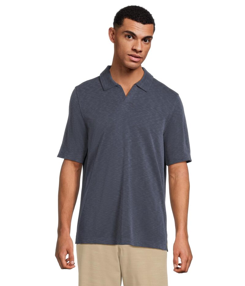 ̵ 󥹥ȥ󥢥ɥޡե   ȥåץ Vintage Slub V-Neck Polo Navy