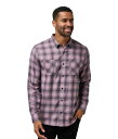 【送料無料】 トラビスマヒュー メンズ シャツ トップス Cloud Flannel Plaid Elderberry/Total Ecl(4)