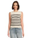【送料無料】 リラピー レディース ニット・セーター アウター Cropped Cable Tank Sweater Stripe