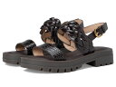 【送料無料】 コールハーン レディース ヒール シューズ Cressida Lug Sandal Dark Chocolate Croc Print Leath...