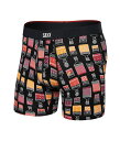 【送料無料】 サックスアンダーウェアー メンズ ボクサーパンツ アンダーウェア Vibe Xtra Super Soft Boxer Brief Fly Top Shelf/Black